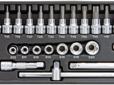 3/8" Bitdop+E-torxset, 32dlg, S-module