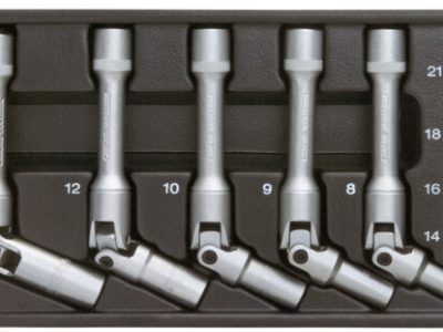 3/8" Bougie/gloeibougie doppenset, 10dlg, S-module