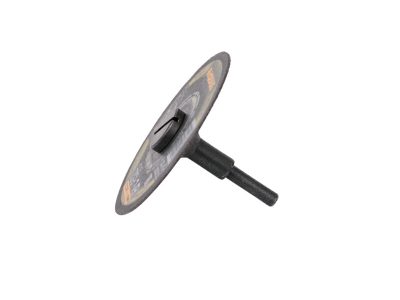 Adapter tbv slijpschijf 10mm asgat, 6mm stift