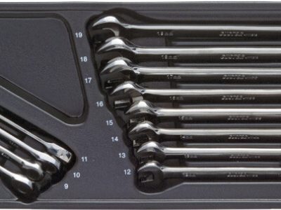 Steekring-ratelsleutelset, L/R, 12dlg, M-module
