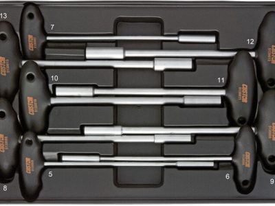 T-Dopsleutelset, 9dlg, L-module
