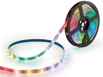 RGB-kleuren LED-lichtstrip met afstandsbediening, 5 m