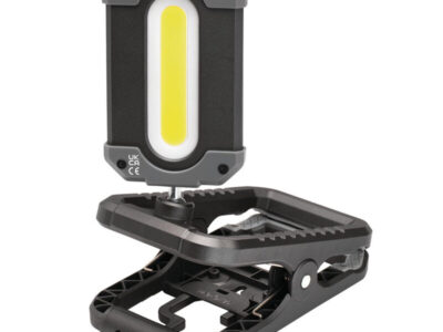 Werklamp/powerbank COB LED met klem, oplaadbaar, 10W (USB)