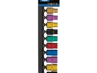 1/2” Doppenrail gekleurd, 10dlg