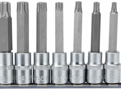 1/2" Doppenrail resi torx lang, 7dlg