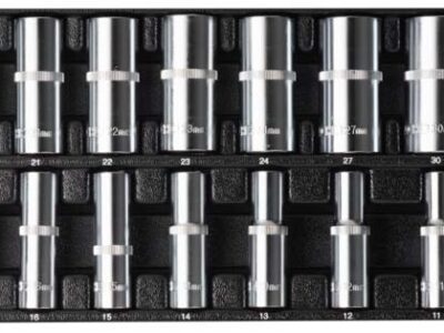 1/2" Doppenset lang, 18dlg, M-module