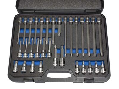 1/2" Doppenset ribe in koffer, 32dlg