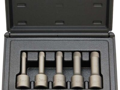 1/2" Spiraal doppenset, 5dlg, ext.