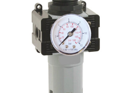 1/2" Waterafscheider, drukregelaar, manometer