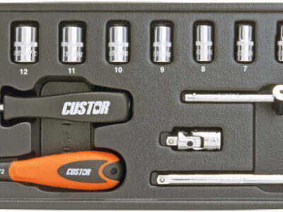 1/4" Doppenset, 17dlg, S-module