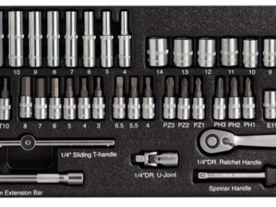 1/4" Doppenset, 57dlg, M-module