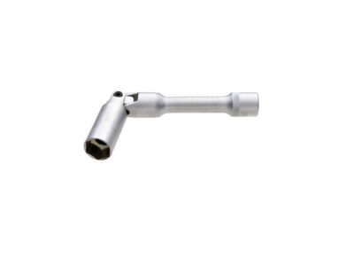 3/8" Bougiedop 14mm, lang (met kniegewricht)