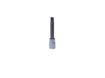 3/8" Dop M6 veeltand/spline, lang