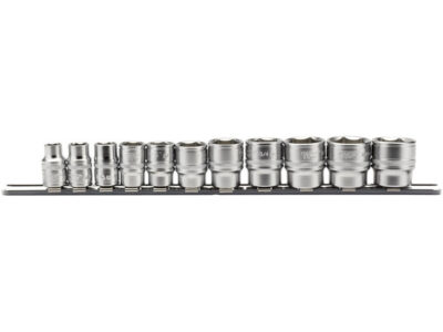 3/8” Doppenrail kort INCH, 11dlg