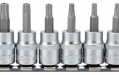 3/8" Doppenrail resi torx, 10dlg