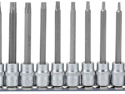 3/8" Doppenrail torx lang, 10dlg