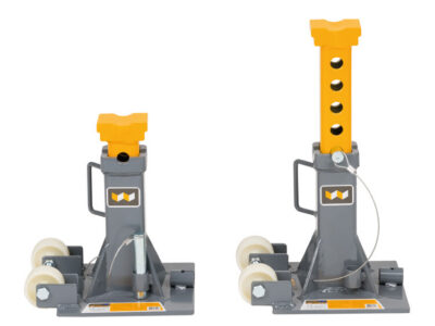 Assteunen set 12 ton, pin model, transportwielen