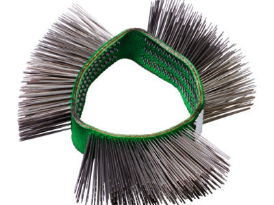 Borstelband 23mm, fijn (recht)