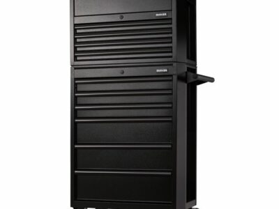 BUNKER Gereedschapswagen met topkoffer, 66cm, zwart