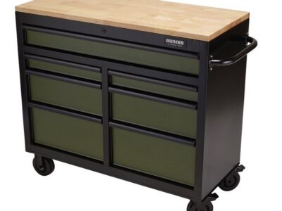 BUNKER Gereedschapswagen/werkbank, 104cm, groen
