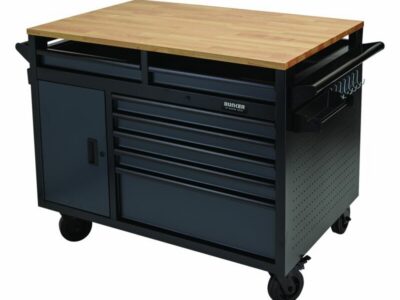 BUNKER Gereedschapswagen/werkbank, 122cm, grijs