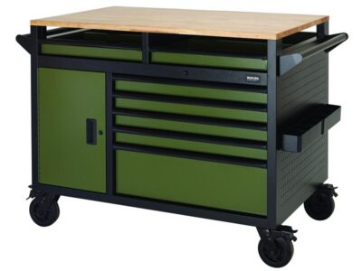 BUNKER Gereedschapswagen/werkbank, 122cm, groen (08269)