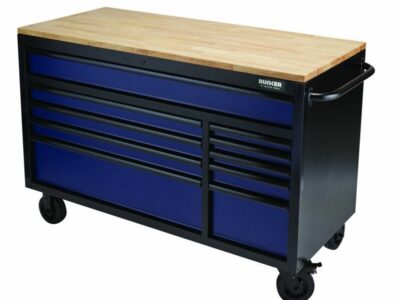 BUNKER Gereedschapswagen/werkbank, 142cm, blauw