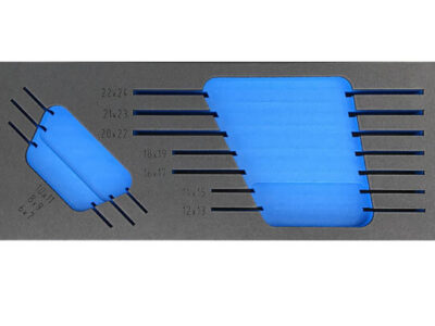 FOAM module leeg, tbv 202000 (steekringsleutels extra dun)