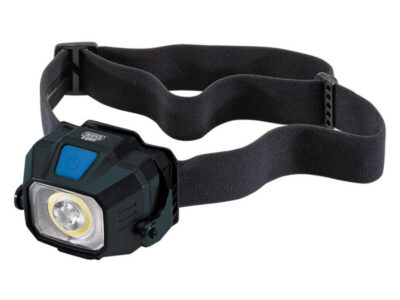 Hoofdlamp COB LED, 6W, 400 Lumen, draadloos oplaadbaar