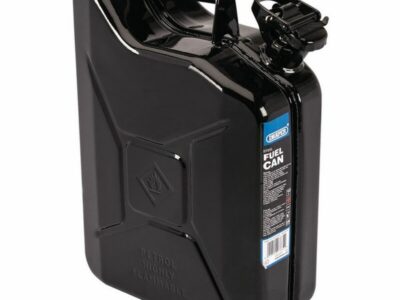 Jerrycan staal, 10L, zwart