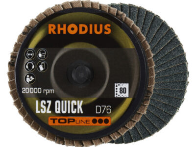 Lamellen schijf Roloc, Ø75mm, K80, 3x