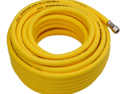 Luchtslang 10mm, high visibility, geel (1/4" draaibare aansl.), 20m