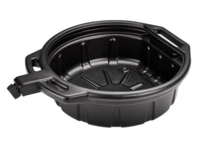 Olie opvangbak met schenktuit, 8L, zwart