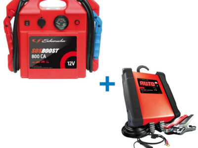 Schumacher Booster SOS 12V 800A + Acculader SPI6 12V, 6A