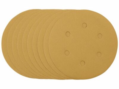 Schuurpapier Ø150mm, velcro, 6 gaten K320, 10x