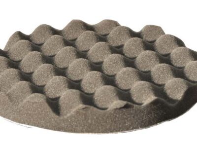 Spons Ø150x30mm wafelstructuur (zwart)