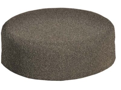 Spons Ø150x50mm afgerond (zwart)