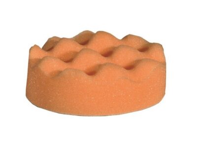Spons Ø80x25mm wafelstructuur (oranje)