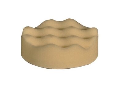 Spons Ø80x25mm wafelstructuur (wit)
