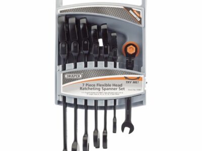 Steekringratelsleutel set, flex, 7dlg