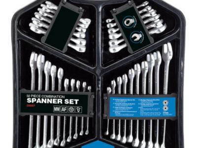 Steekringsleutel set INCH + metrisch, 32dlg