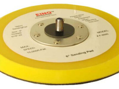Steunpad Ø150mm velcro, 5/16" UNF buitendraad