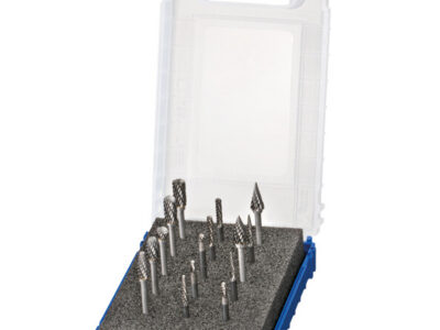 Stiftfrezenset 3mm, hardmetaal, 15dlg