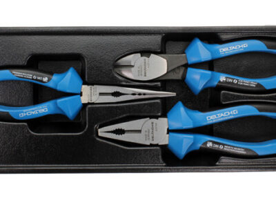 Tangenset (knip-, comb, punttang), 3dlg, S-module