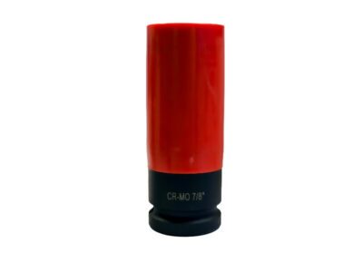 1/2" Krachtdop 7/8", lang dunwandig (licht rood)