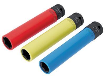 1/2" Krachtdoppenset, extra lang dunwandig, 3dlg