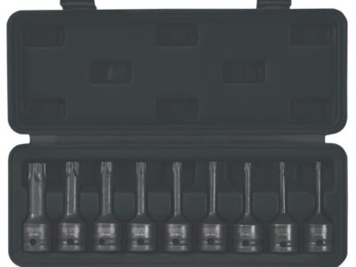 1/2" Krachtdoppenset torx, 9dlg