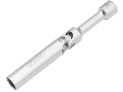3/8" Bougiedop 14mm, lang (met kniegewricht)