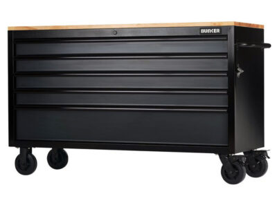 BUNKER Gereedschapswagen/werkbank, 155cm, grijs