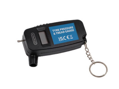 Digitale bandenprofiel- en bandenspanningsmeter